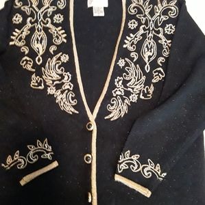 Vintage Embellished Jaclyn Smith PL Sweater